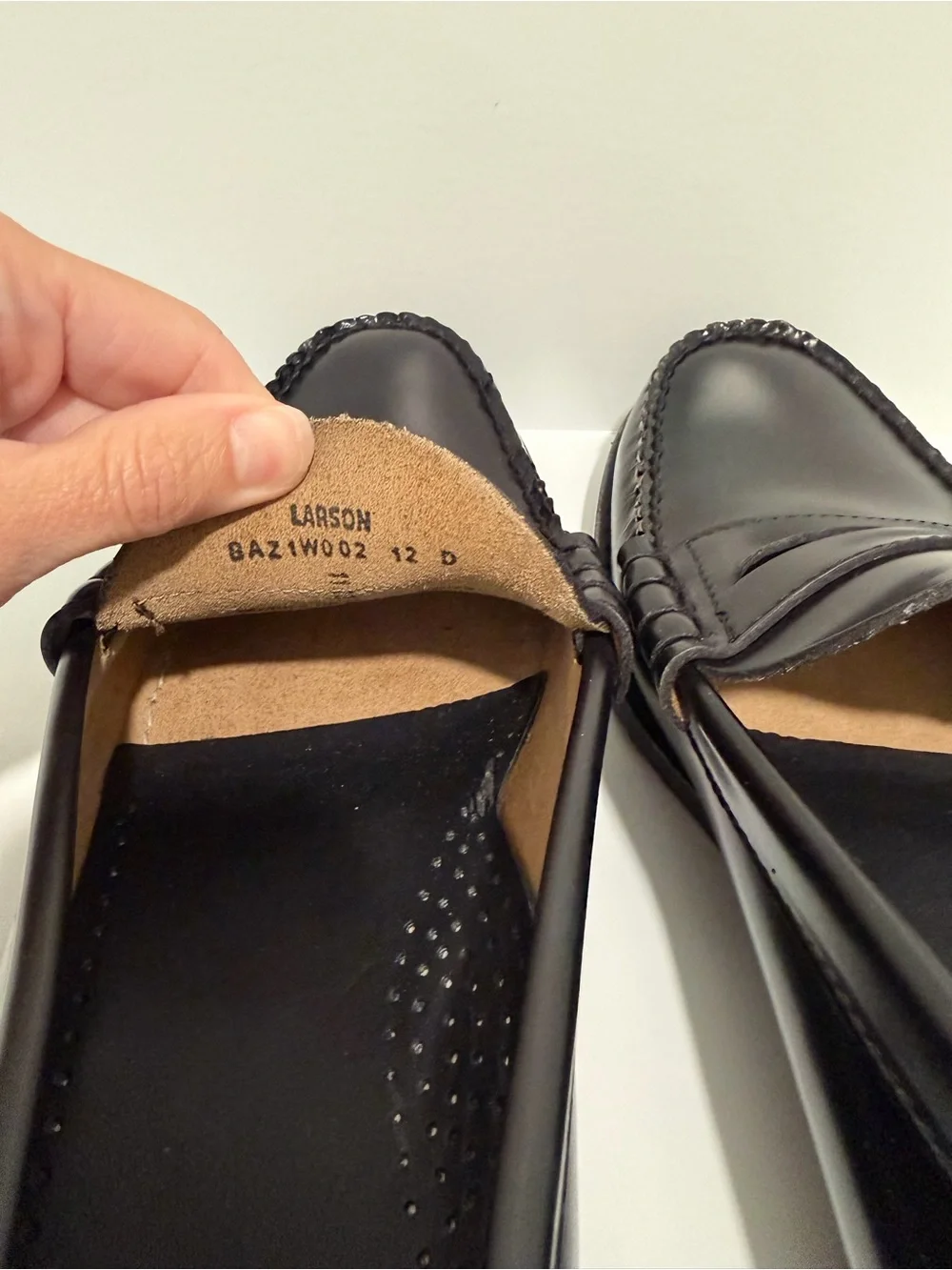 NEW Madewell G.H.BASS Weejuns® Penny Loafers in black leather size 12 NF669 $175